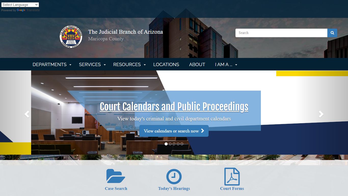 Docket: Public Access to Court Information - Maricopa County, Arizona